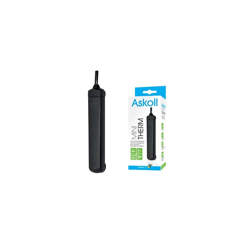 Askoll Mini Therm 10w - Riscaldatore 25°C per acquari fino a 20 litri